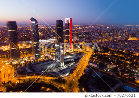 Night view of Four Towers, Madrid Night view of Four Towers, Madrid 70270521