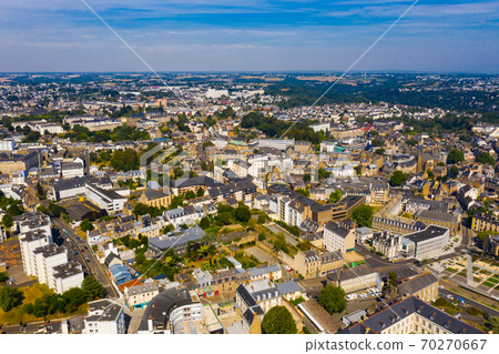Saint-Brieuc city in Brittany region of northwest France 70270667