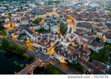 View of french city Perigueux at night View of french city Perigueux at night 70270776