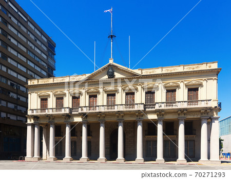 Museum Government House at Plaza Independencia in Montevideo 70271293
