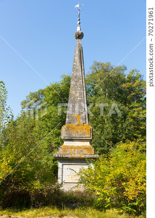 Historical view of old landmark Pyramide de Saint Quentin, France Historical view of old landmark Pyramide de Saint Quentin, France 70271961