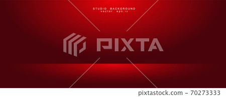 Empty red color studio room luxury background. Abstract gradient Empty red color studio room luxury background. Abstract gradient 70273333