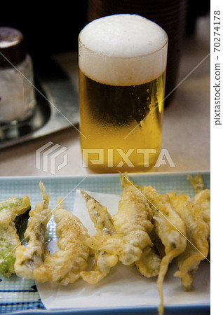 Small sweetfish tempura 70274178