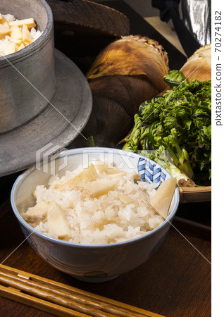 Bamboo shoot rice spring food Bamboo shoot rice spring food 70274182