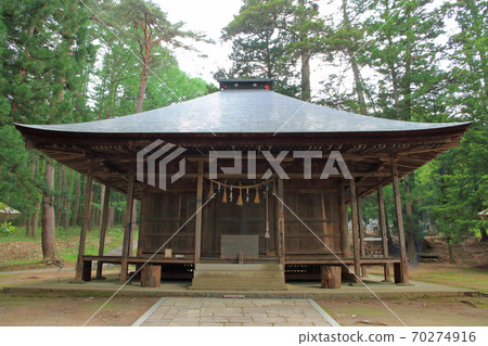 Important cultural property Matsuodera Yakushido Azumino City Nagano Prefecture Important cultural property Matsuodera Yakushido Azumino City Nagano Prefecture 70274916
