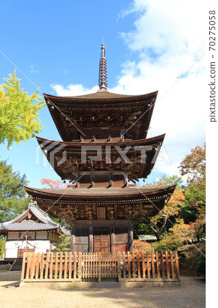 鎌倉國家重要文化財產在Shinshou Maezanji三塔 70275058
