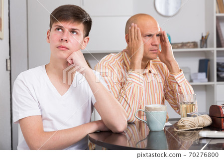 Offended son after quarrel 70276800