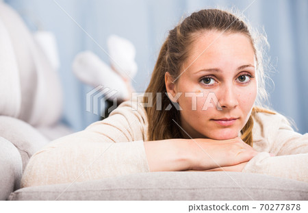 Woman feeling sad Woman feeling sad 70277878