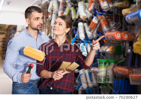 Two designers in household store Two designers in household store 70280627