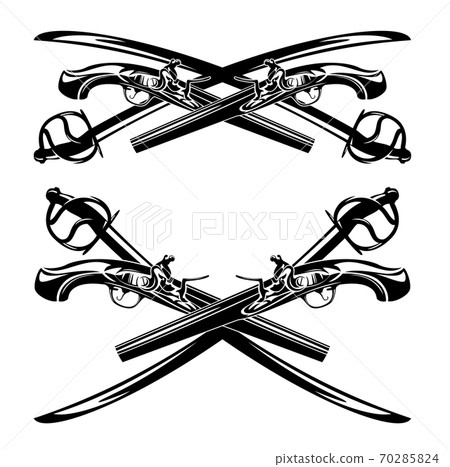 Crossed Swords and Sabers, Vectors