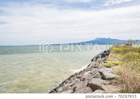 長崎縣Is早市早灣填海路堤(從Un仙塔拉海上展望台到Un仙) 長崎縣Is早市早灣填海路堤(從Un仙塔拉海上展望台到Un仙) 70287655