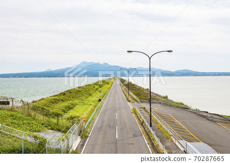 長崎縣Is早市早灣填築路堤(從Un仙塔拉海上展望台到Un仙) 長崎縣Is早市早灣填築路堤(從Un仙塔拉海上展望台到Un仙) 70287665