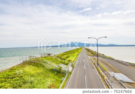 長崎縣Is早市早灣填築路堤（從Un仙塔拉海上展望台到Un仙） 70287668
