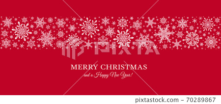 Decorative Christmas background with bokeh lights and snowflakes. Decorative Christmas background with bokeh lights and snowflakes. 70289867