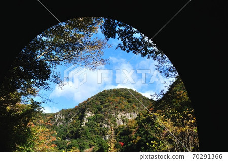 Fukuchiyama Line Abandoned Railway Trail Mukogawa Gorge Natural Scenery Fukuchiyama Line Abandoned Railway Trail Mukogawa Gorge Natural Scenery 70291366