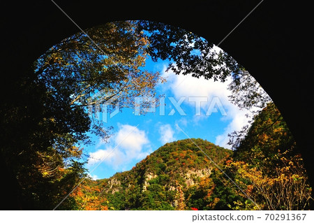 Fukuchiyama Line Abandoned Railway Trail Mukogawa Gorge Natural Scenery Fukuchiyama Line Abandoned Railway Trail Mukogawa Gorge Natural Scenery 70291367