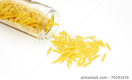 Penne spilled from the canister Penne spilled from the canister 70291676