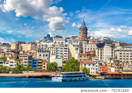 Galata Tower in Istanbul, Turkey 70291888