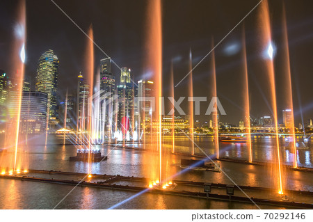 Laser show in Singapore 70292146