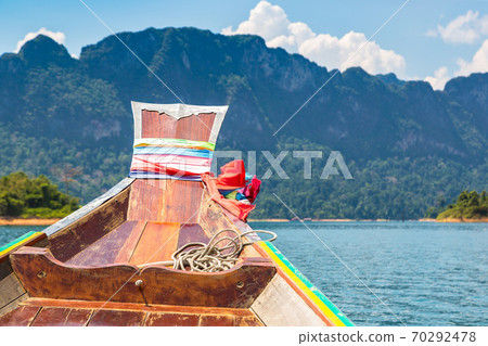 Cheow Lan lake in Thailand 70292478