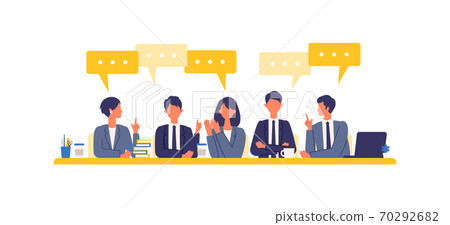 Image of a businessman to discuss Image of a businessman to discuss 70292682