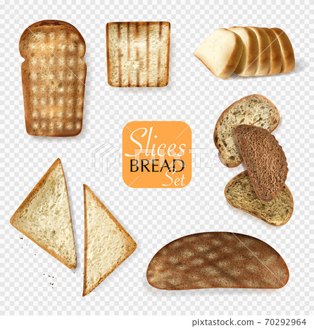 Different Bread Transparent Set Different Bread Transparent Set 70292964