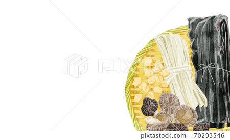 漏勺上的高級果汁的物質框架插圖 70293546