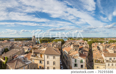 Aerial view of Arles, France Aerial view of Arles, France 70293886