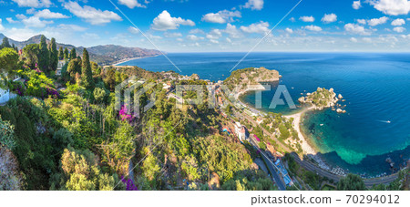 Island Isola Bella in Taormina, Italy 70294012