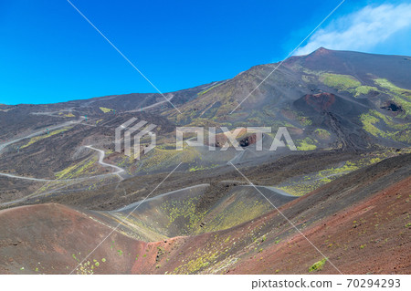 Volcano Etna in Sicily, Italy Volcano Etna in Sicily, Italy 70294293