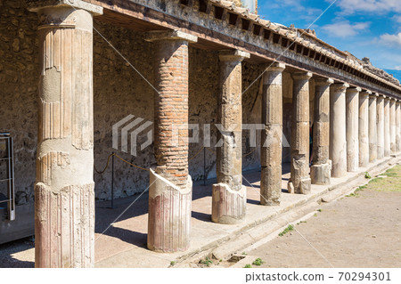 Pompeii city in Italy 70294301