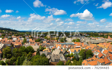 Panoramic view of Goslar, Germany 70294485