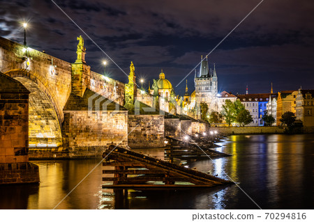 Charles Bridge by night Charles Bridge by night 70294816