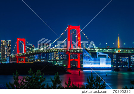 彩虹橋東京警燈點亮（紅色） 70295225