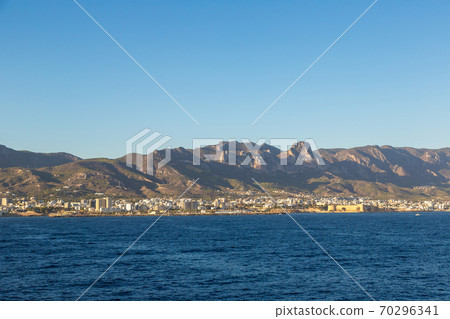 Panorama of Kyrenia in North Cyprus 70296341