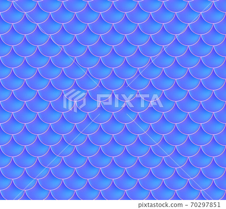 Mermaid Scales. Fish Squama. Seamless Pattern. Mermaid Scales. Fish Squama. Seamless Pattern. 70297851
