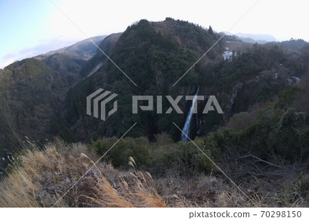 久住郡（久須町）西谷之-瀑布和日清水壩 70298150