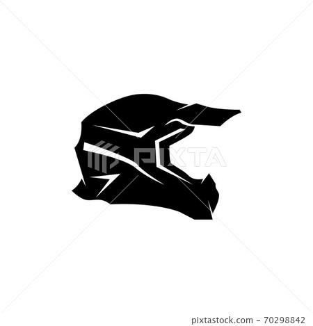 Helmet cross icon vector illustration template 70298842