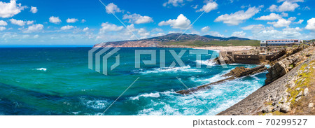 Atlantic ocean coast in Portugal 70299527