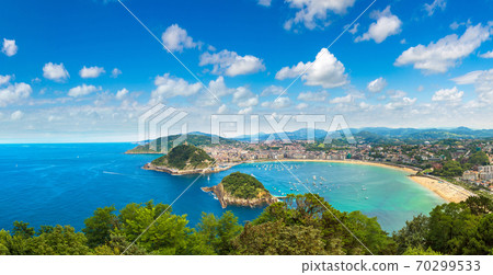 Panoramic view of San Sebastian Panoramic view of San Sebastian 70299533