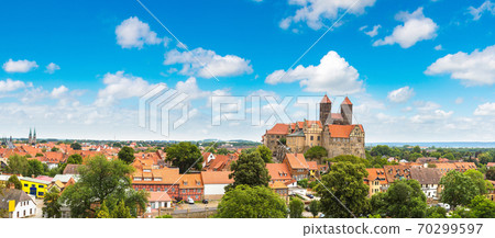 The Castle Hill in Quedlinburg, Germany The Castle Hill in Quedlinburg, Germany 70299597