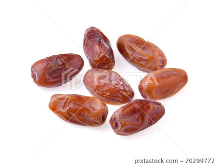 Date fruits isolated on white background 70299772