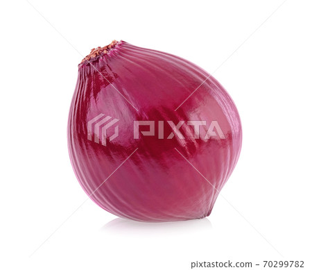 red onion isolated on white background red onion isolated on white background 70299782