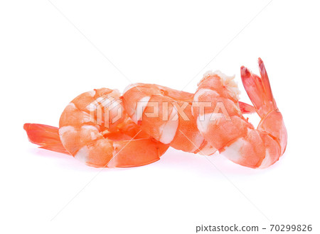 shrimps isolated on a white background 70299826