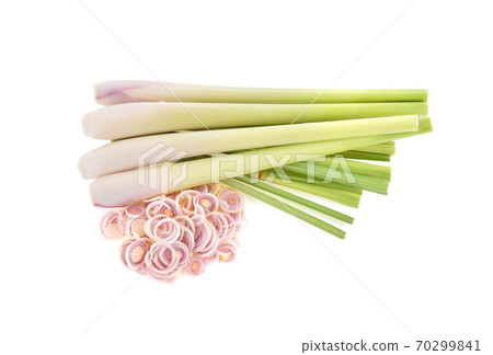 Fresh Lemon grass isolated on white background 70299841