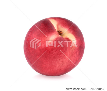 Nectarine fruit isolated on white background 70299852