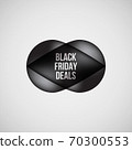 Black Friday Deals Bubble Badge 70300553