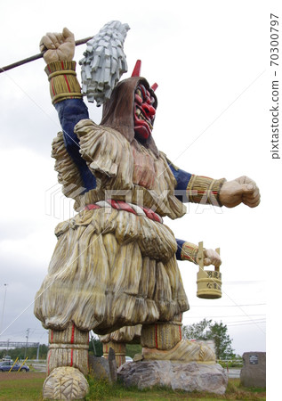 Statue of Namahage on the Oga Peninsula 70300797