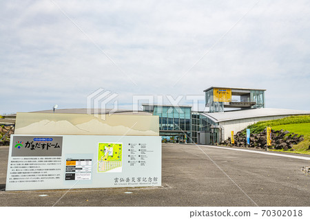 Shimabara City, Nagasaki Prefecture Unzendake Disaster Memorial Hall is still a dome Shimabara City, Nagasaki Prefecture Unzendake Disaster Memorial Hall is still a dome 70302018
