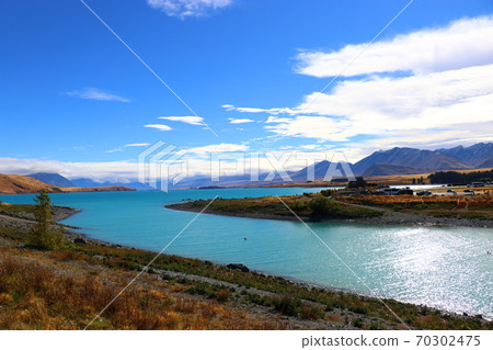 特卡波湖,牧羊人教堂,翠綠色,湖,景色絕佳(新西蘭) 特卡波湖,牧羊人教堂,翠綠色,湖,景色絕佳(新西蘭) 70302475